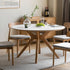 Oslo Natural Solid Oak Round Dining Table with Ceramic Top | Oak Furniture Store