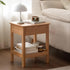 Oslo Natural Solid Oak Side Table | Oak Furniture Store