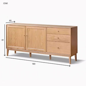 Oslo Natural Solid Oak Sideboard - Oak Furniture Store