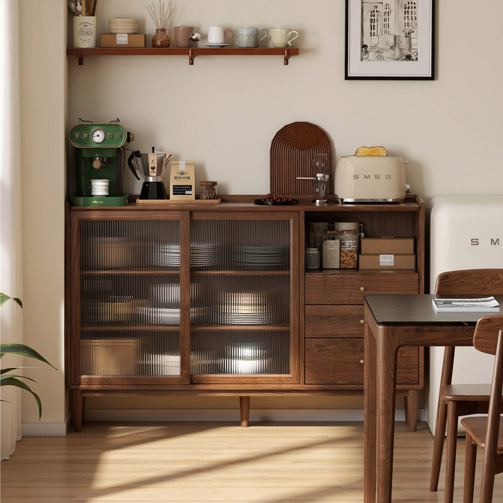 Oslo Natural Solid Walnut Sideboard