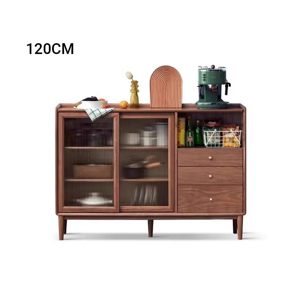 Oslo Natural Solid Walnut Sideboard