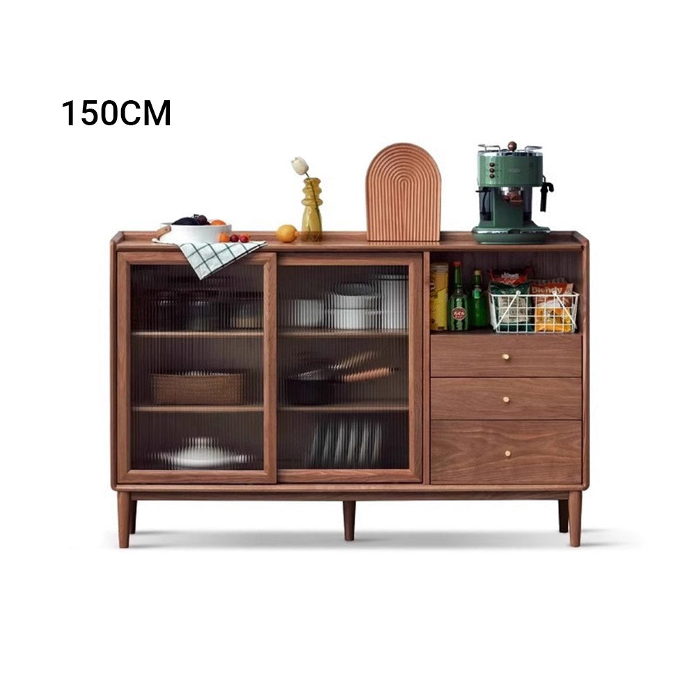 Oslo Natural Solid Walnut Sideboard