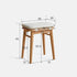 Ottana Natural Solid Hardwood Dressing Stool