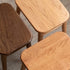 Ottana Natural Solid Hardwood Dressing Stool