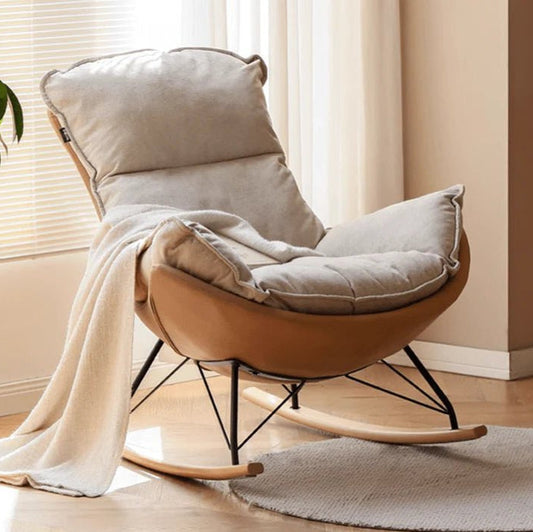 Oulu Eggshell Fabric Rocking Sofa – Oak Furniture Store New Zealand