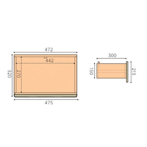 Oxford Solid Britch Painted Tallboy - Oak Furniture Store