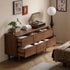 Pello Natural Solid Walnut Chest of Drawers | Oak Furniture Store