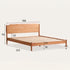 Prunus Solid Cherry Bed Frame
