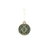 Quilted Glass Bauble Dk Green 8CM FXHB244GR | Oak Furniture Store
