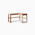 Randers Natural Solid Oak Returning Desk - Oak Furniture Store