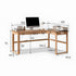 Randers Natural Solid Oak Returning Desk | Oak Furniture Store
