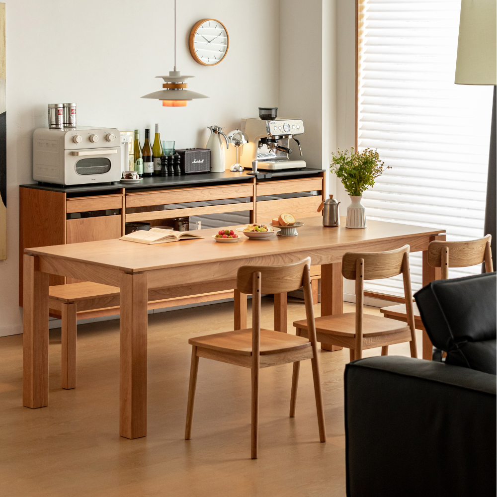 Redfern Natural Solid Cherry Dining Table