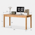 Rello Natural Solid Oak Office Desk