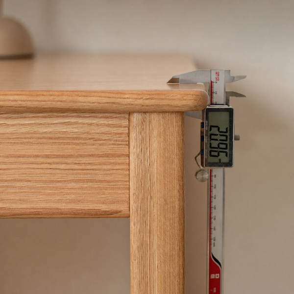 Rello Natural Solid Oak Office Desk