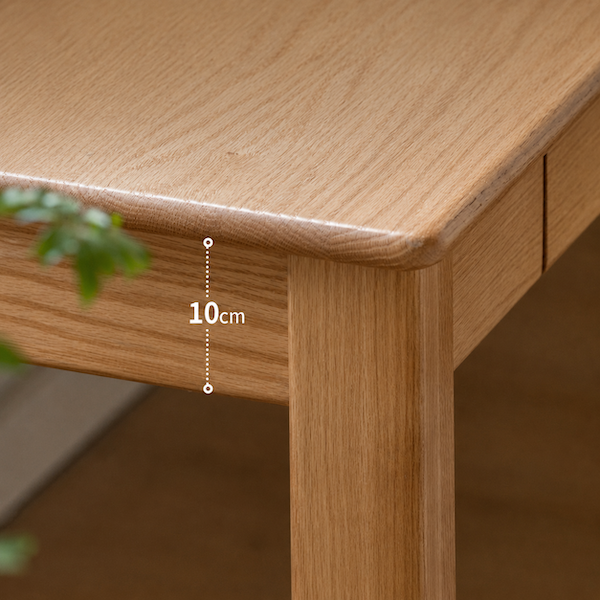 Rello Natural Solid Oak Office Desk