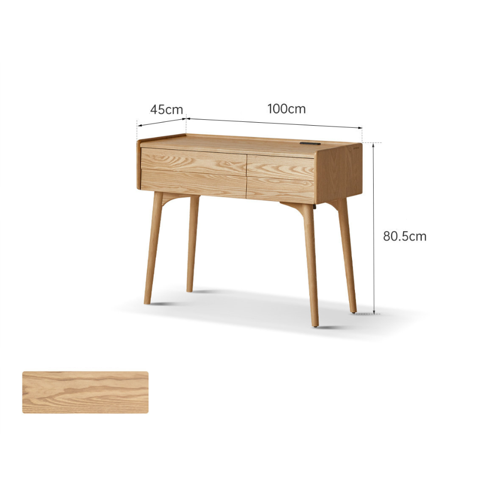 Reno Natural Solid Ash Dressing Table