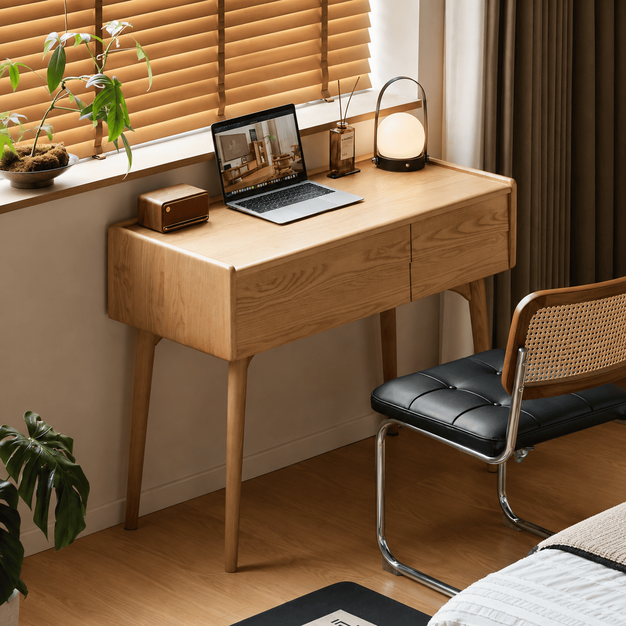 Reno Natural Solid Ash Dressing Table