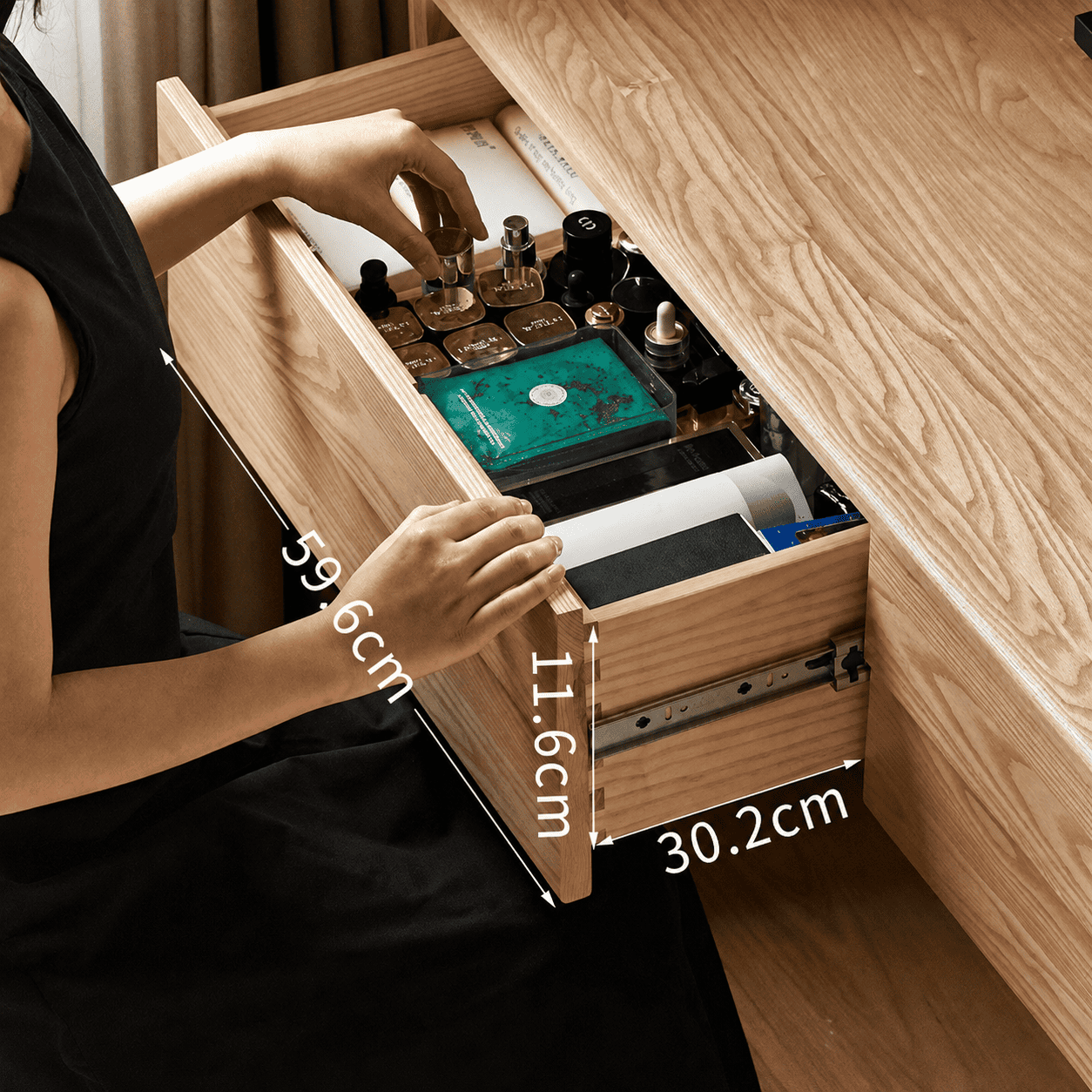 Reno Natural Solid Ash Dressing Table