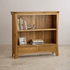 Renwick Rustic Natural Solid Oak Small Bookcase - Oak Furniture Store