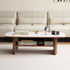 Riano Natural Solid Walnut Coffee Table with Ceramic Top