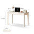 Roascio Solid Rubber Wood Office Desk