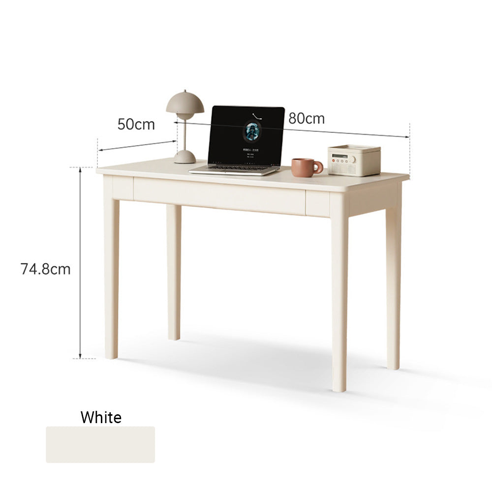 Roascio Solid Rubber Wood Office Desk