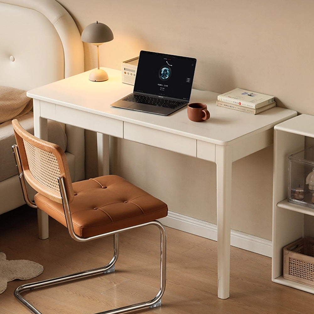 Roascio Solid Rubber Wood Office Desk