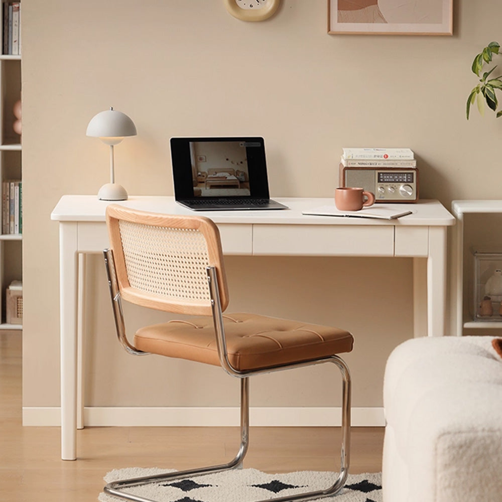 Roascio Solid Rubber Wood Office Desk