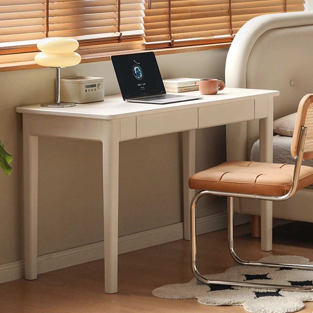 Roascio Solid Rubber Wood Office Desk – Oak Furniture Store New Zealand