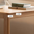 Rocca natural solid oak desk with side shelves and drawers designed for corner spaces