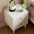 Roding Natural Solid Rubber Wood Bedside Table | Oak Furniture Store