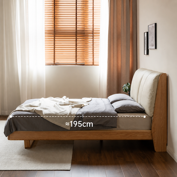Rometta Natural Solid Oak Bed Frame