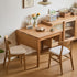Monti Natural Solid Rubber Wood Foldable Dining Table