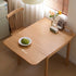 Monti Natural Solid Rubber Wood Foldable Dining Table