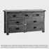 Rustic Country Solid Oak 3+4 Chest of Drawers | Oak Furniture Store