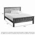 Rustic Country Solid Oak Bed Frame