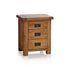 Rustic Country Solid Oak Bedside Table | Oak Furniture Store