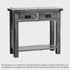 Rustic Country Solid Oak Console Table