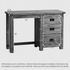 Rustic Country Solid Oak Dressing Table