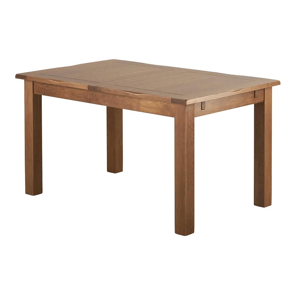 Rustic Country Solid Oak Extending Dining Table | Oak Furniture Store