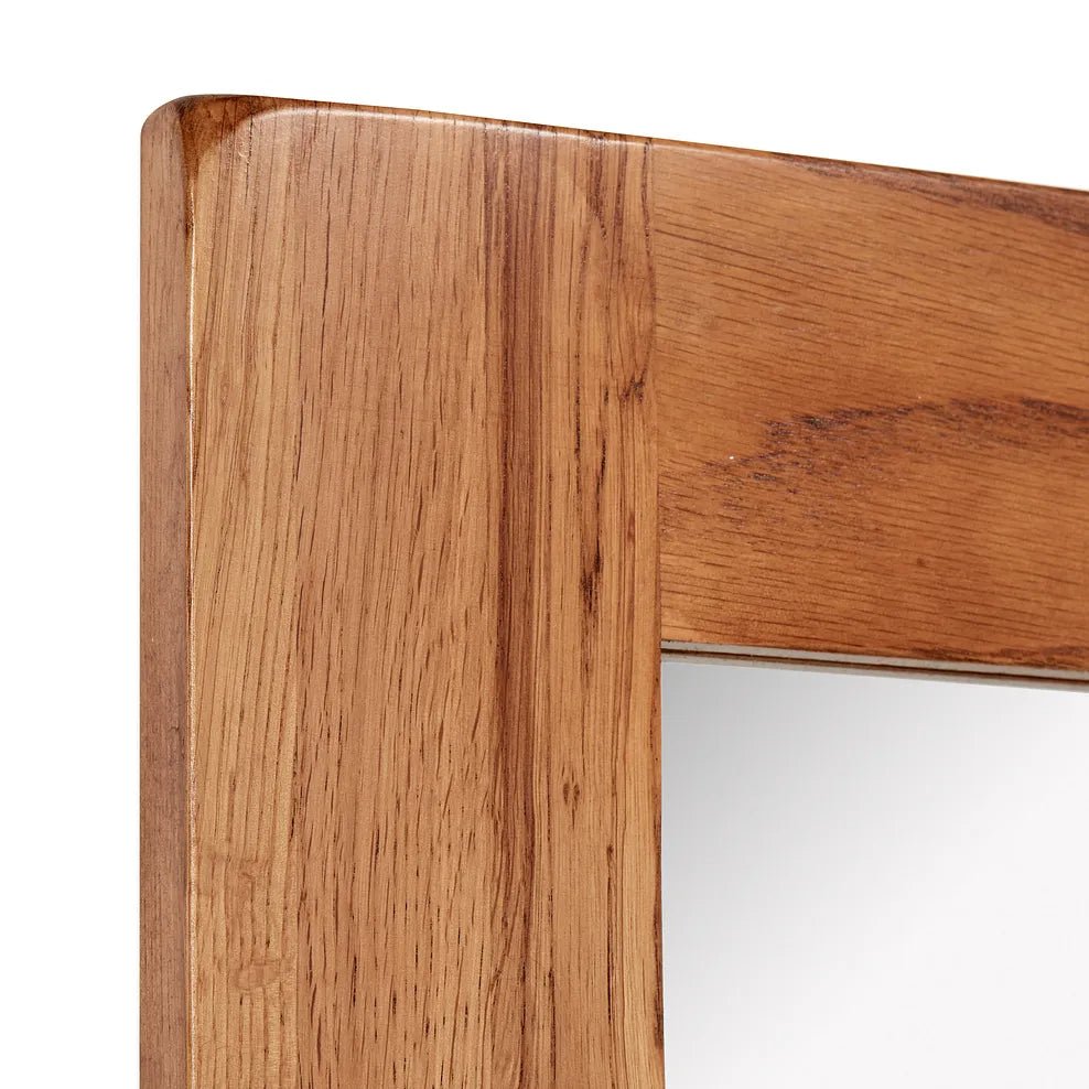 Rustic Country Solid Oak Large Mirror | Oak Furniture Store