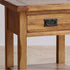 Rustic Country Solid Oak Side Table