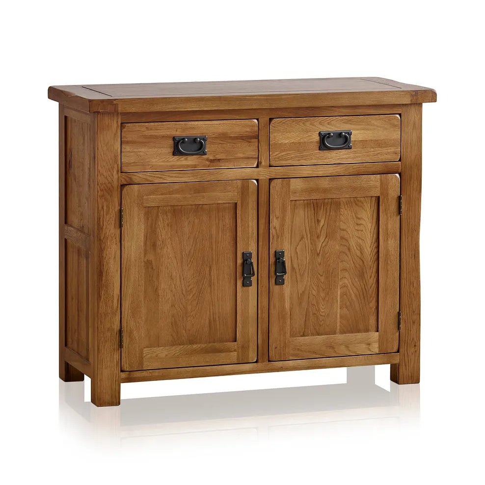 Rustic Country Solid Oak Small Sideboard | Oak Furniture Store
