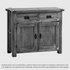 Rustic Country Solid Oak Small Sideboard