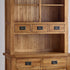 Rustic solid oak small sideboard with optional hutch dresser and cupboard storage