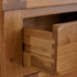 Rustic solid oak small sideboard with optional hutch dresser and cupboard storage