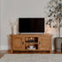 Rustic Country Solid Oak TV Unit