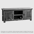 Rustic Country Solid Oak TV Unit