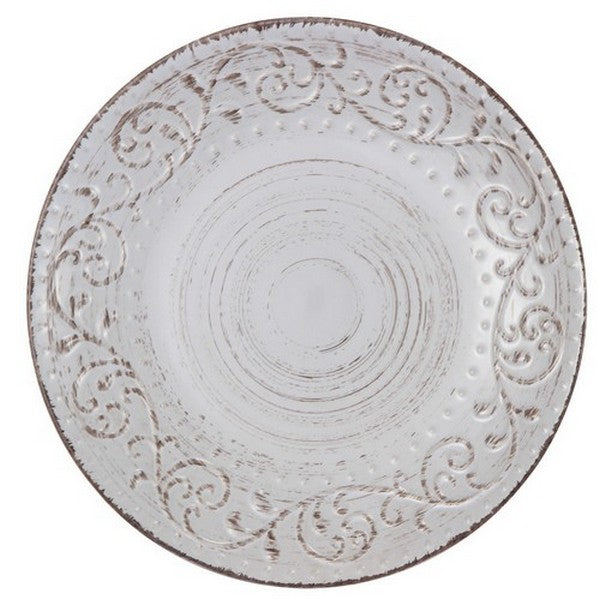 Rustic Fare Dinner Plate - Cream RSE2006