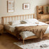 Salos Natural Solid Oak Bed Frame